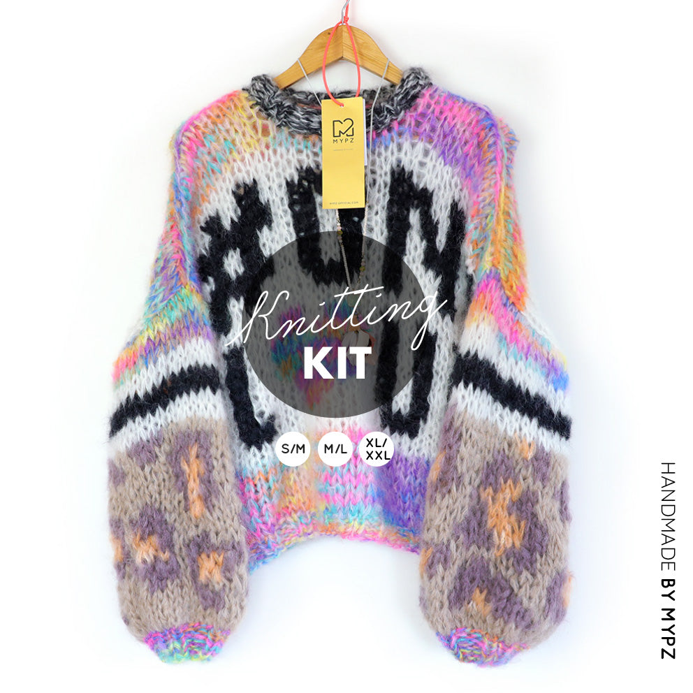 Knitting Kit – MYPZ Chunky Mohair Pullover #ONELOVE No15 (ENG-NL)