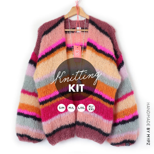 Knitting kit – MYPZ Basic Light Mohair Cardigan Hazel No10 (ENG-NL-DE)