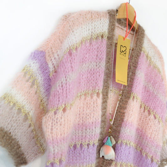 MYPZ Short Light Mohair Cardigan Milana