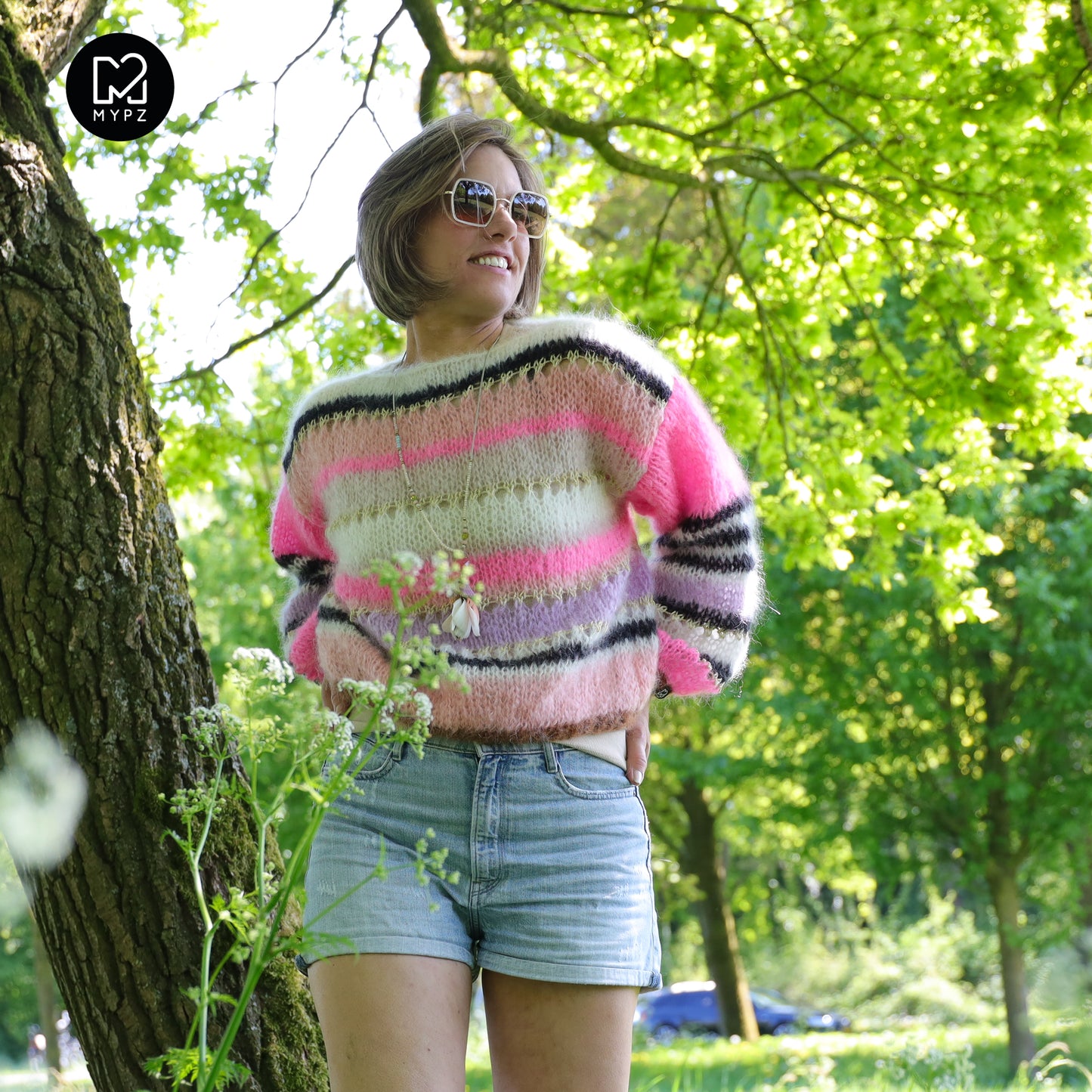 Knit pattern – MYPZ Basic Light Mohair Pullover Alex No10 (ENG-NL-DE)