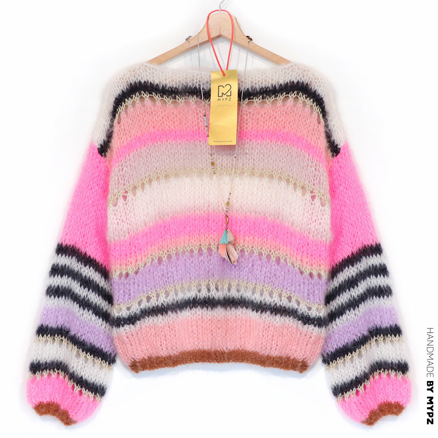 Knit pattern – MYPZ Basic Light Mohair Pullover Alex No10 (ENG-NL-DE)