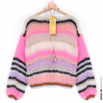 Knit pattern – MYPZ Basic Light Mohair Pullover Alex No10 (ENG-NL-DE)