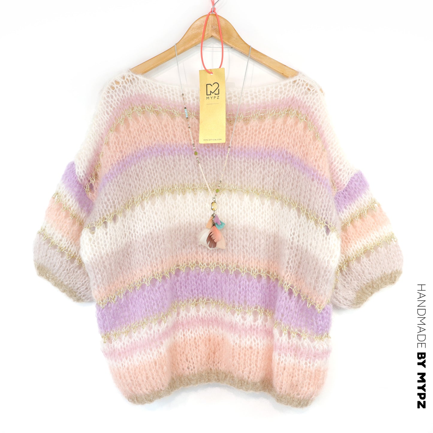 Knitting pattern – MYPZ Light Mohair Top Powder Champaign No10 (ENG-NL-DE)