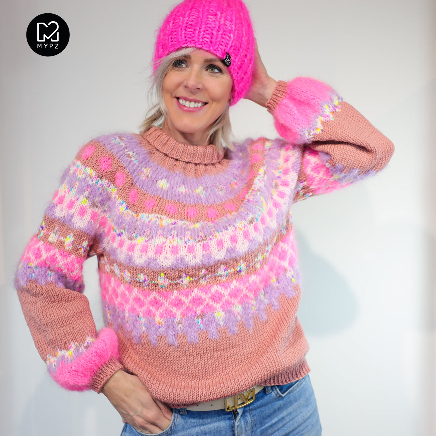 Knitting Kit – MYPZ top-down sweater Lovely No6 (ENG-NL-DE)