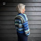 Crochet kit - MYPZ Short Mohair Granny stripes cardigan Jeans (ENG-NL)