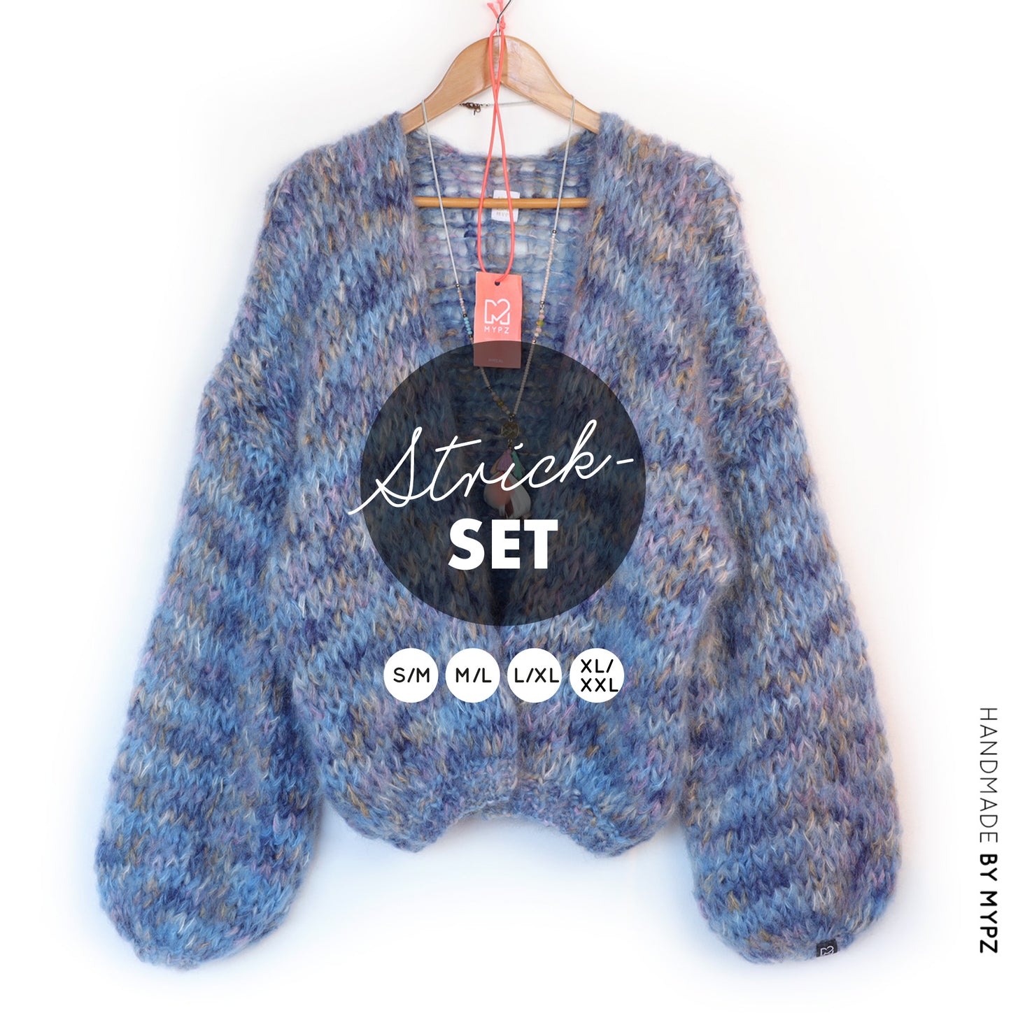 Knitting Kit – MYPZ Short Chunky Mohair Cardigan Western No.15 (ENG-NL-DE)