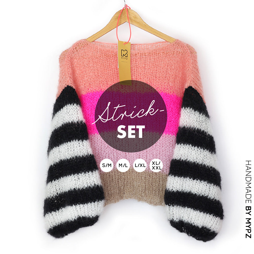 Knitting Kit – MYPZ Basic Light Mohair Pullover Emily no10 (ENG-NL-DE)