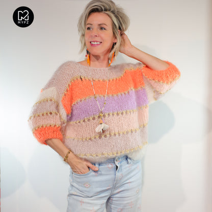 Light Mohair orange top