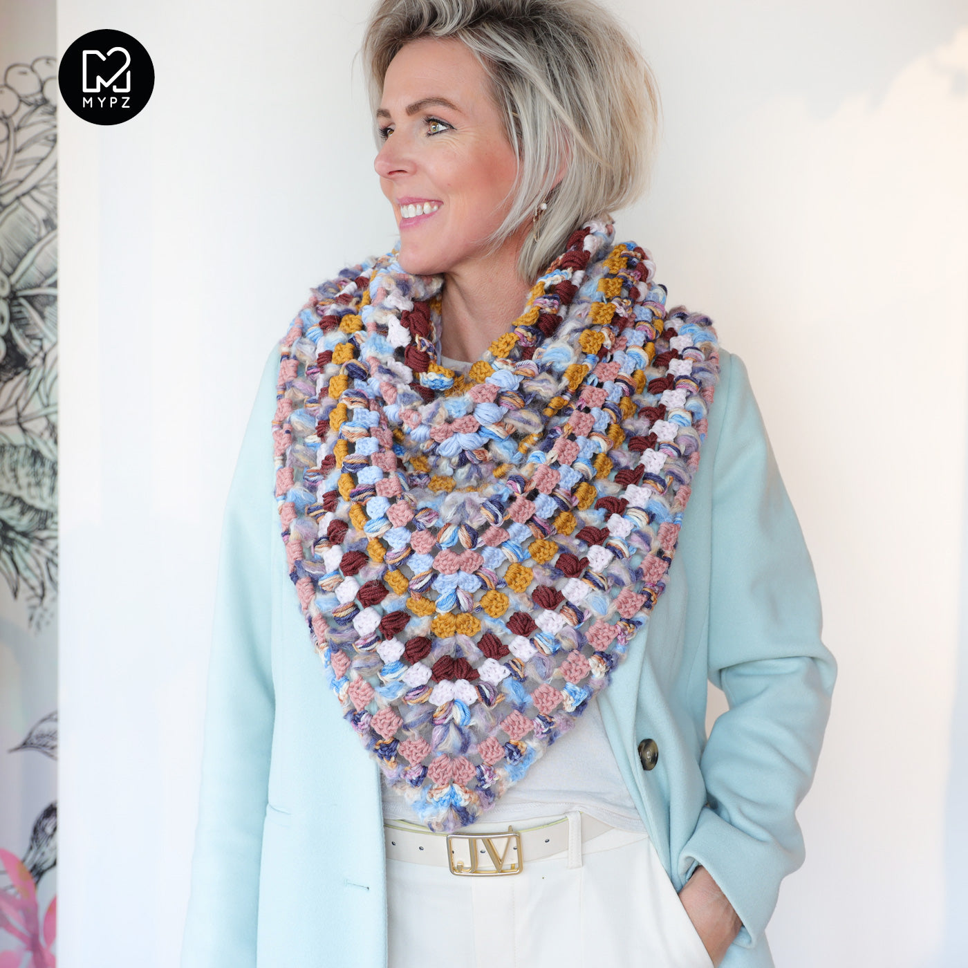 Crochet kit – MYPZ Shawl Western (ENG-NL)