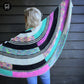 Wings of color shawl