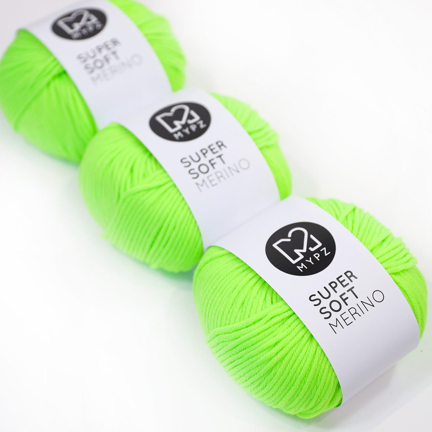 MYPZ Super Soft Merino - Neon Green