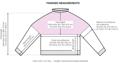 Knit pattern – MYPZ Chunky Topdown Mohair Pullover Snowberry No.12 (ENG-DE-NL-ES-FR-IT-DA-SV-NO)