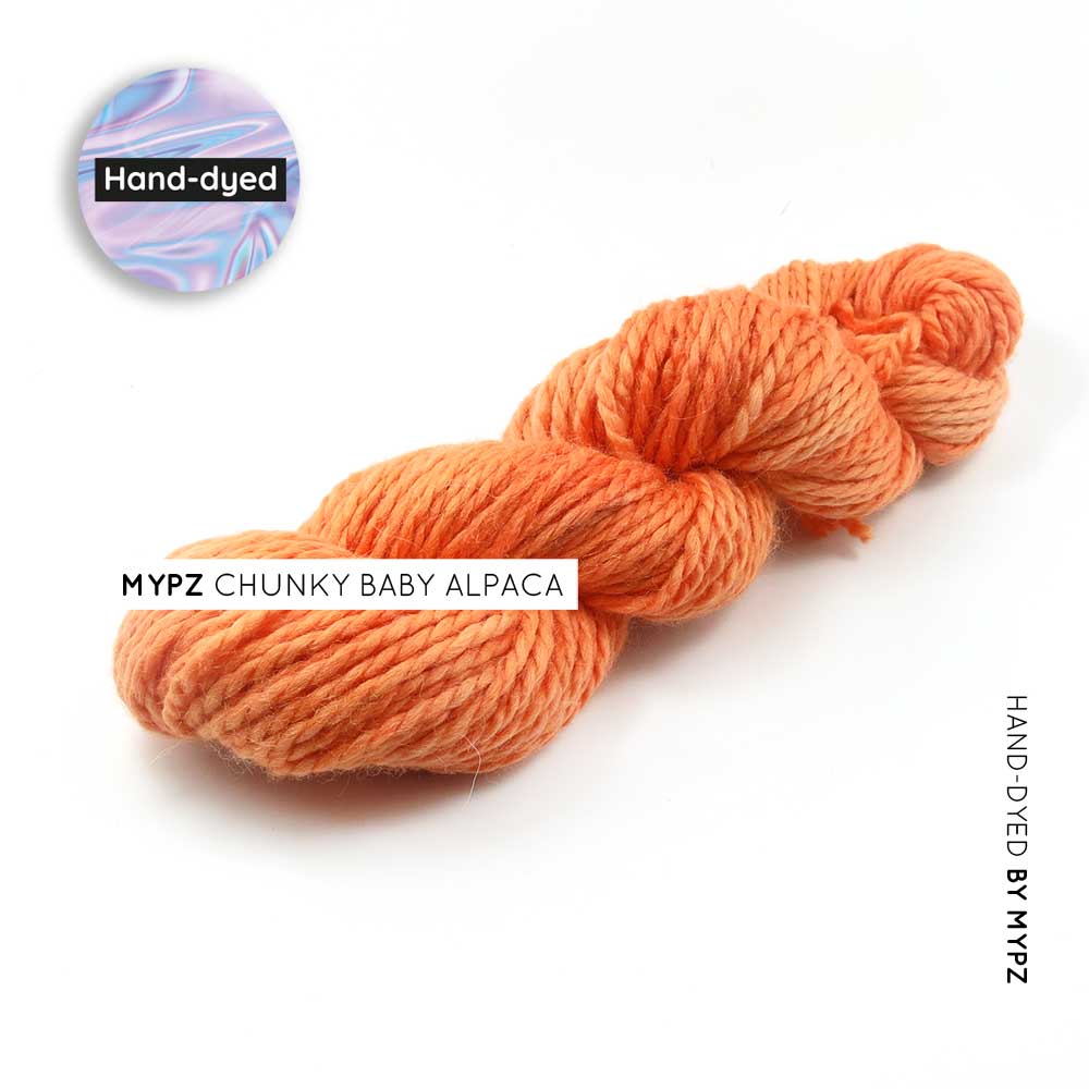 MYPZ Chunky Baby Alpaca Neon Orange