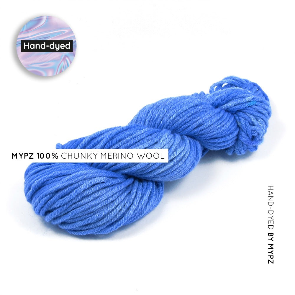 MYPZ 100 chunky Merino wool Azure Blue