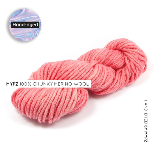 MYPZ 100 chunky Merino wool Red