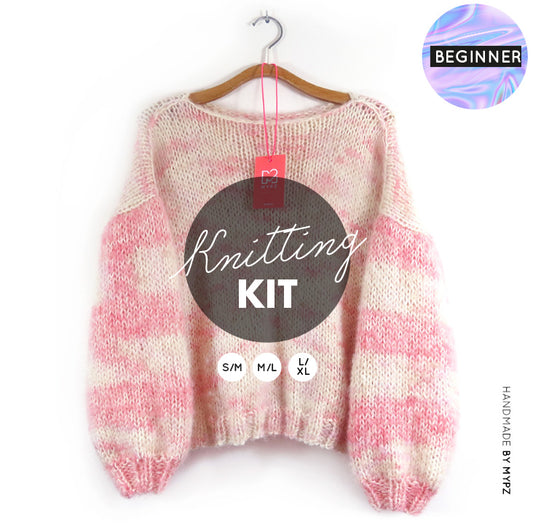 Knitting Kit – MYPZ Basic Pullover Blond No.9 – Beginner (ENG-NL)
