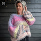MYPZ knitting kit chunky mohair pullover Mustang no12