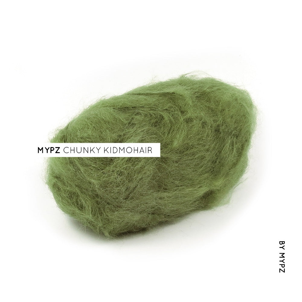 MYPZ Chunky kidmohair Moss Green