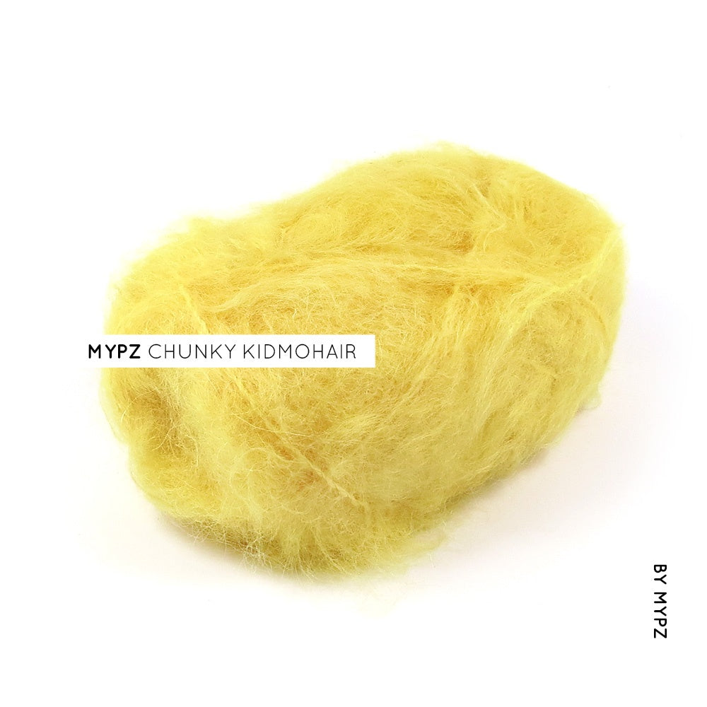 MYPZ Chunky kidmohair Yellow