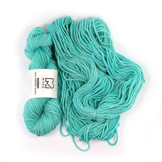 MYPZ Hand-dyed 100% Chunky Merino Wool – Seabreeze