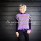 MYPZ basic chunky mohair spencer two sided