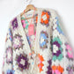 MYPZ Dreamy Chunky Mohair Granny square cardigan