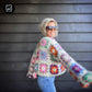 Crochet pattern - MYPZ Granny square bomber cardigan Off White (ENG-NL-ES)