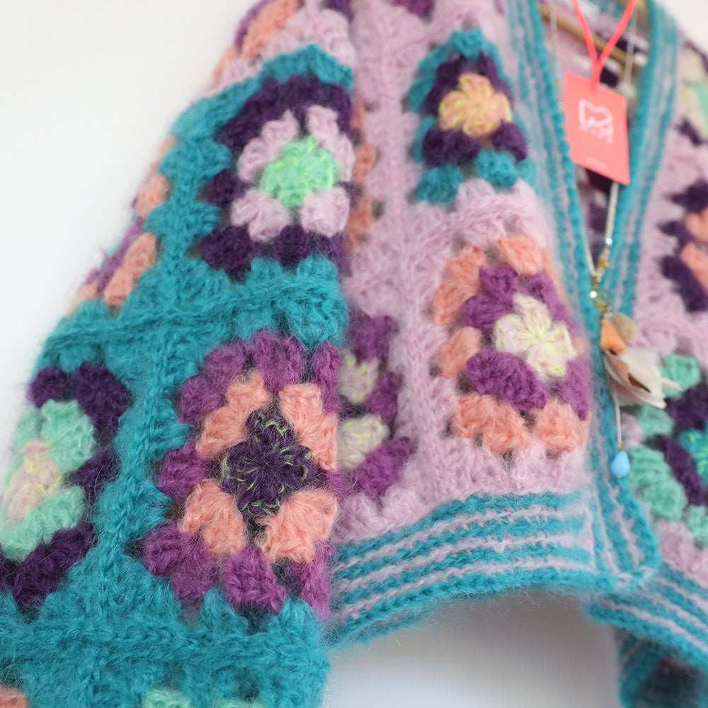 Crochet kit - MYPZ Granny square bomber cardigan Hailey (ENG-NL)
