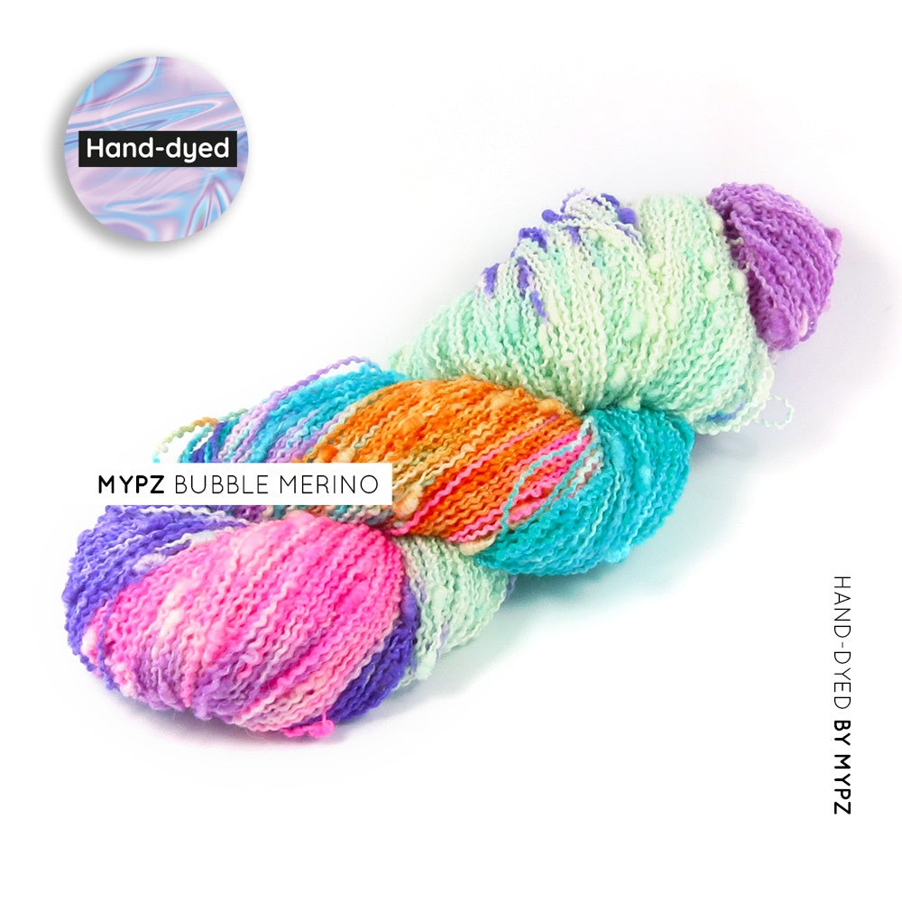 MYPZ hand-dyed Bubble Merino