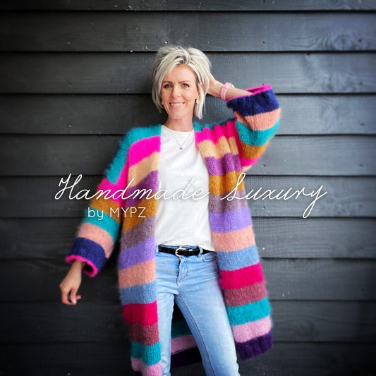 MYPZ Light colored mohair cardigan River