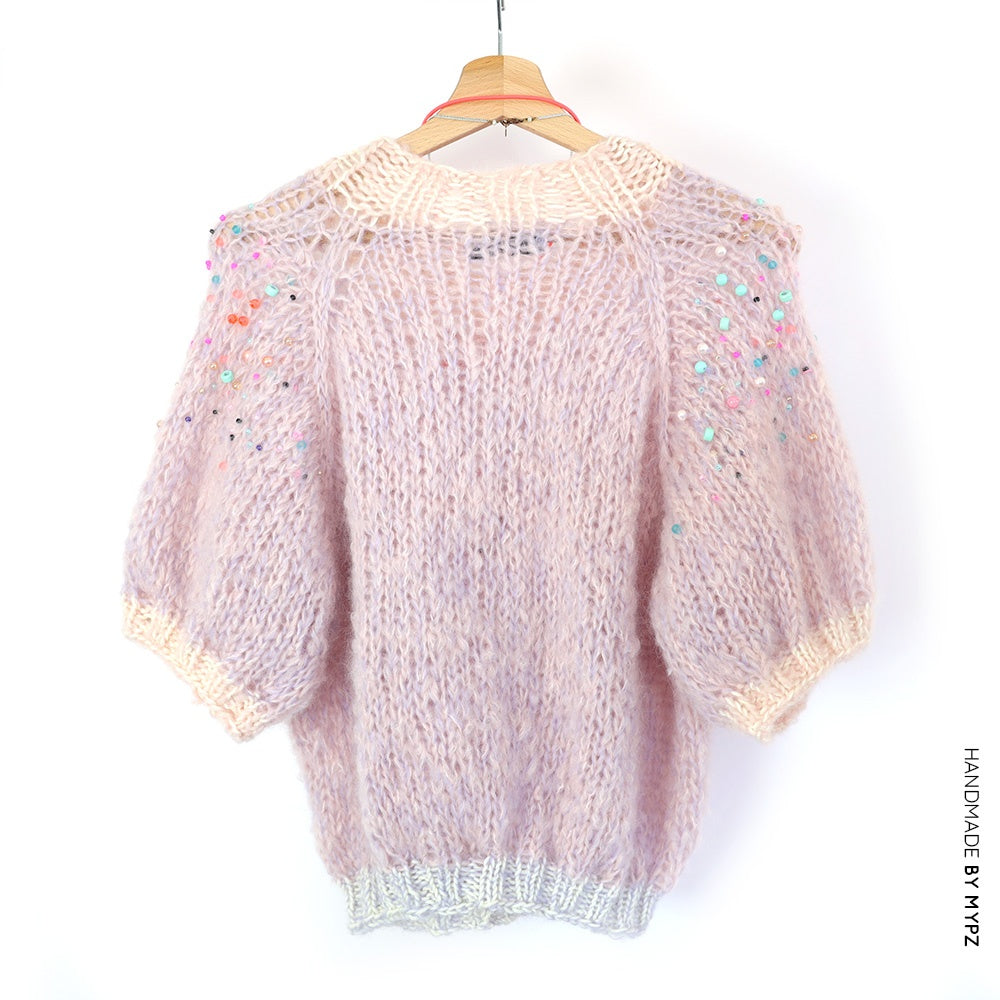 Knitting Kit – MYPZ light top-down sweater Diamonds and Pearls No10 (ENG-NL)