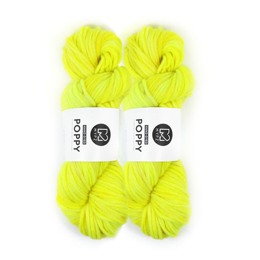 MYPZ Hand-dyed Poppy – Neon Yellow