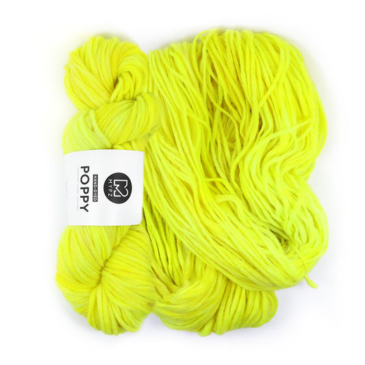 MYPZ Hand-dyed Poppy – Neon Yellow