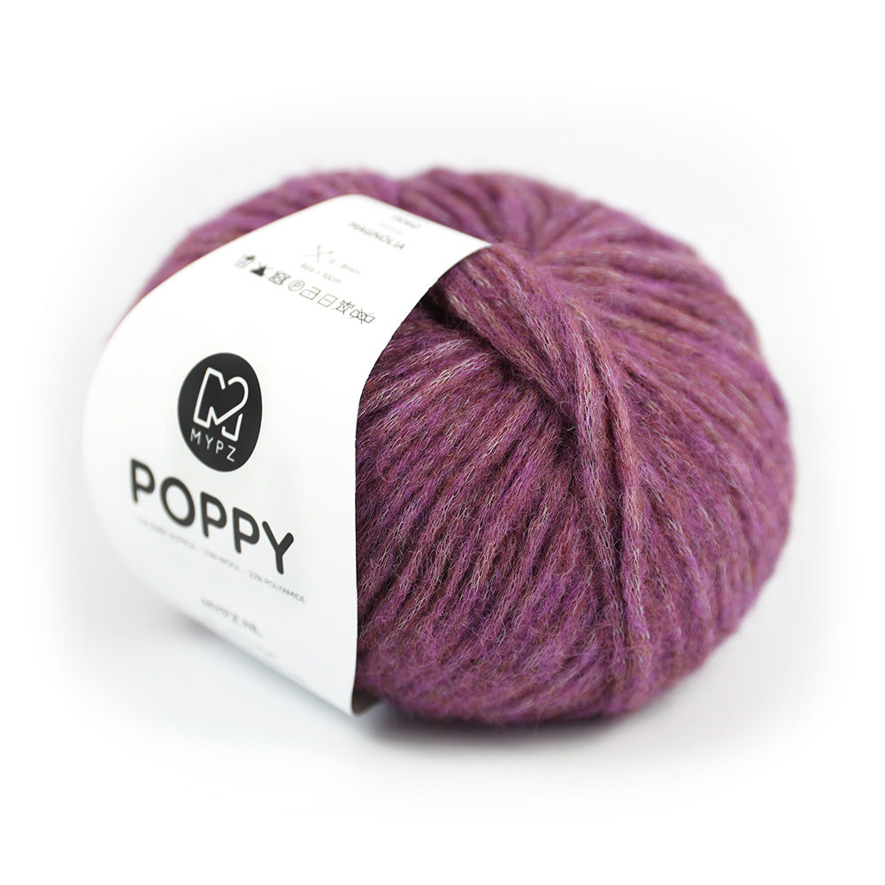 Crochet kit - MYPZ Fingerless Poppy Mittens (ENG-NL)