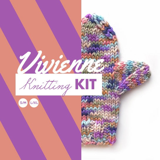 Vivienne Mittens knitting kit