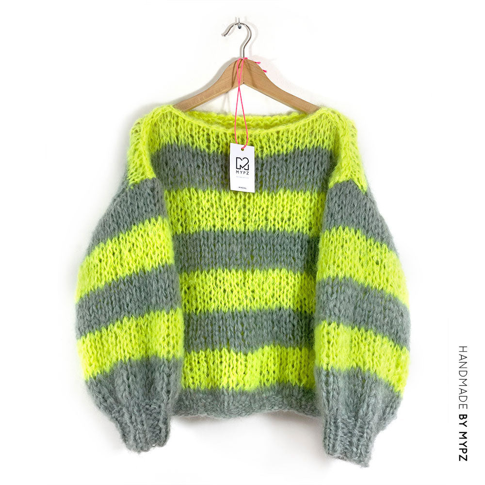 MYPZ basic chunky pullover Neon no15