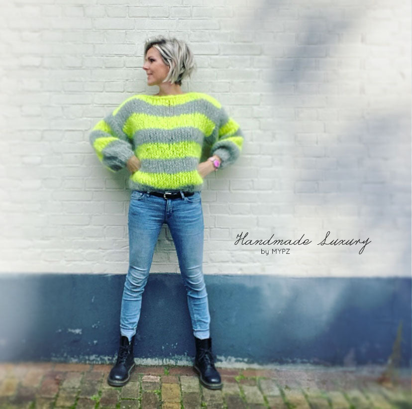 MYPZ basic chunky pullover Neon no15