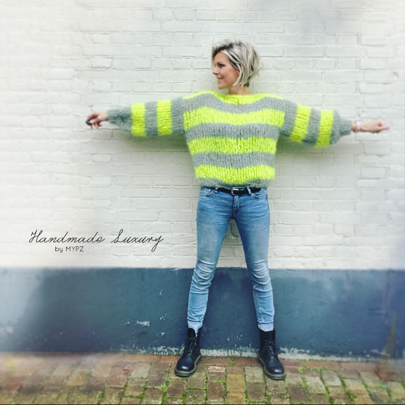 MYPZ basic chunky pullover Neon no15