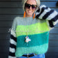 MYPZ basic light mohair pullover KIM no10 beginner