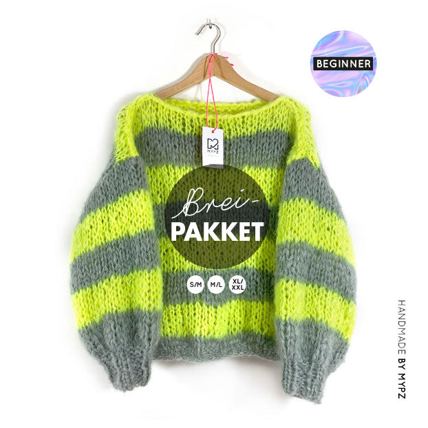 MYPZ breipakket basic chunky pullover Neon no15
