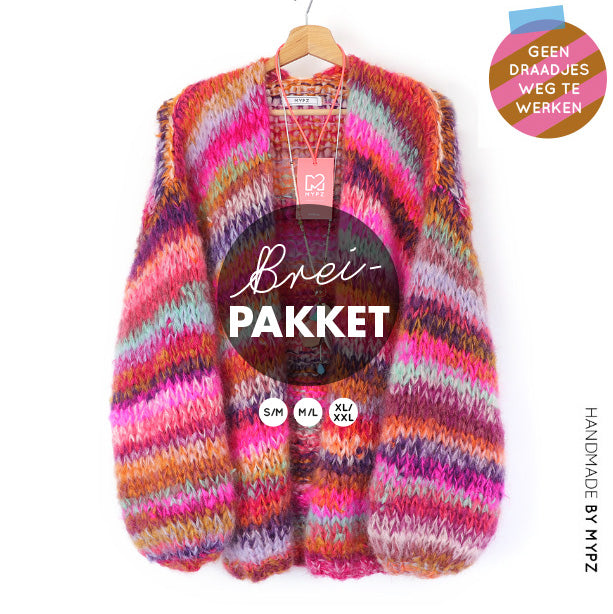 Knitting Kit – MYPZ Chunky Mohair Cardigan Piece No.15 (ENG-NL)