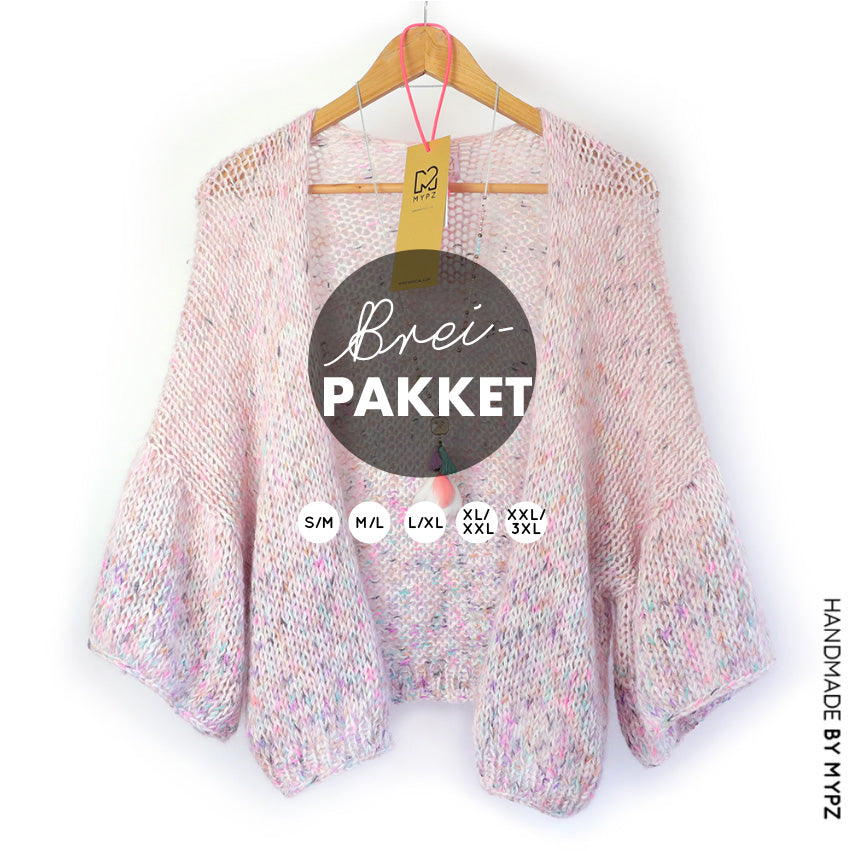 Knitting kit – MYPZ short Fade Kimono Super Sweet No10 (ENG-NL)