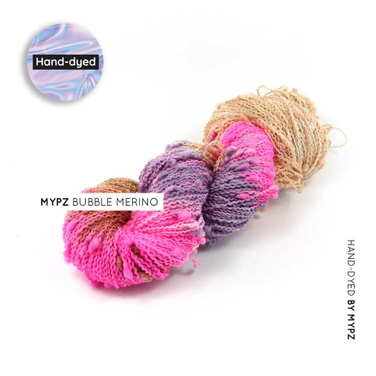 MYPZ Bubble Merino – hand-dyed Soft Love