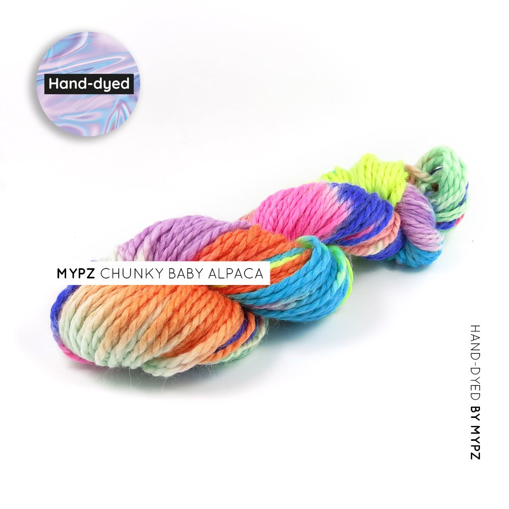 MYPZ Hand-dyed Baby Alpaca – Rainbow