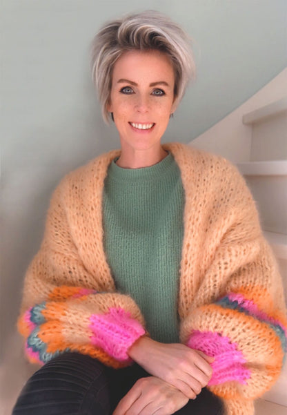 MYPZ chunky cardigan bernadette knitwear creme
