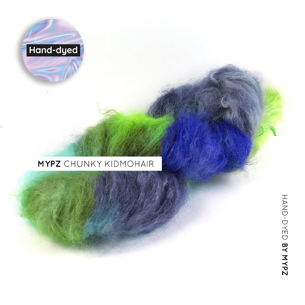 MYPZ Chunky kidmohair – hand-dyed cool guys