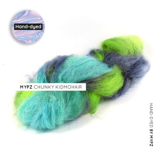 MYPZ Chunky kidmohair – hand-dyed Cool guys