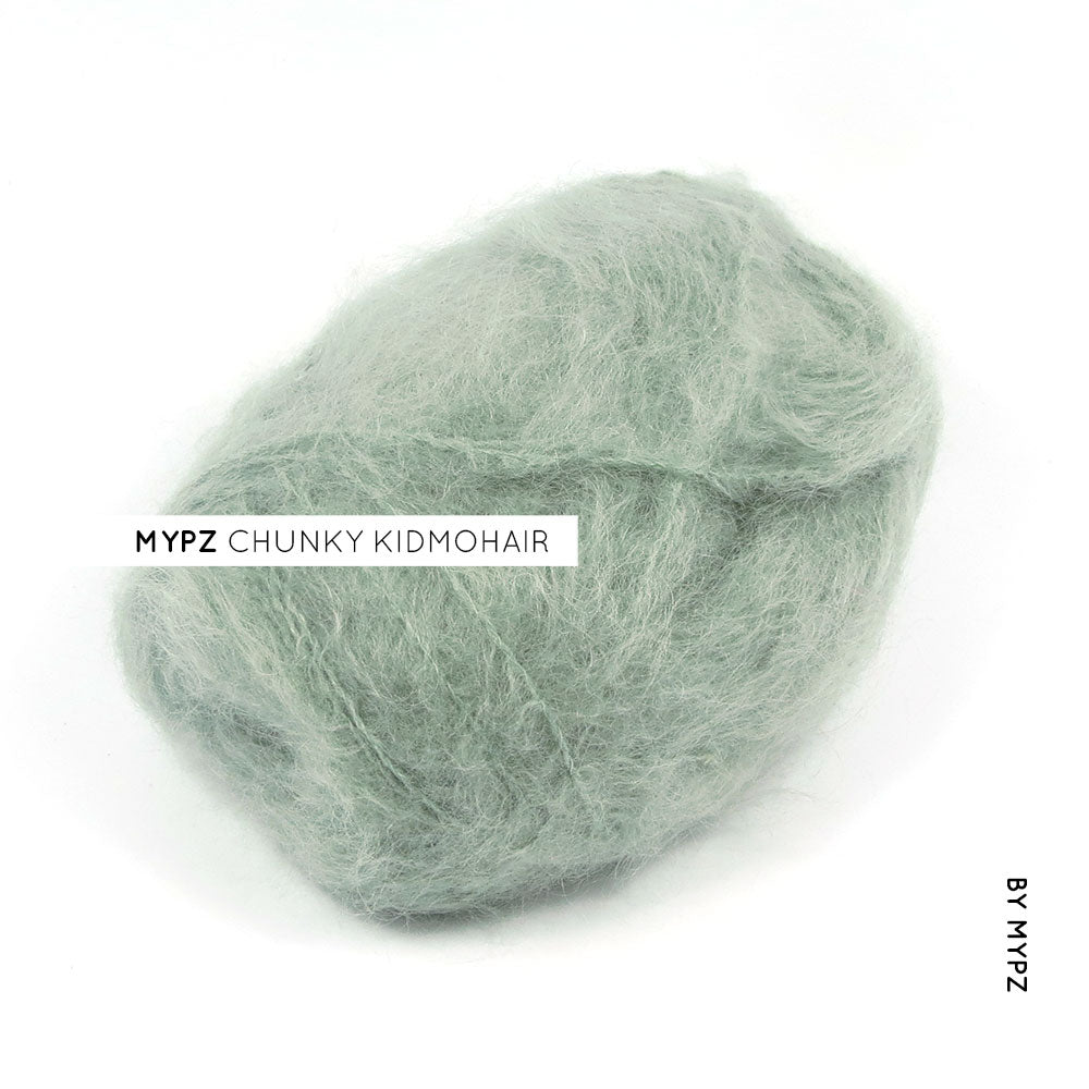 MYPZ chunky kidmohair Green-Grey