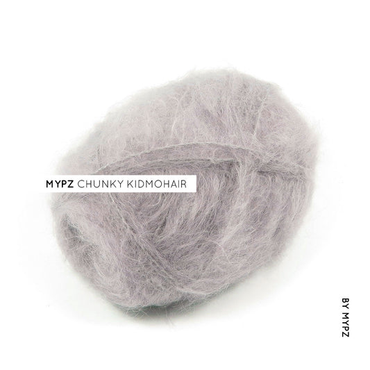 MYPZ chunky kidmohair Light Grey