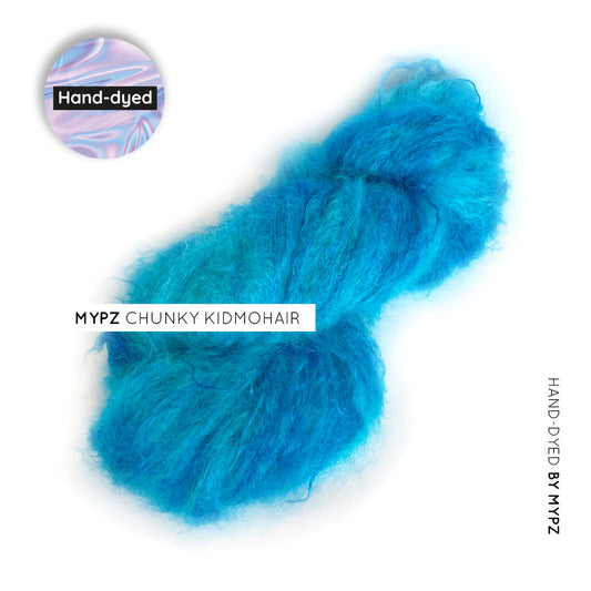 MYPZ chunky kidmohair Pretty Blue